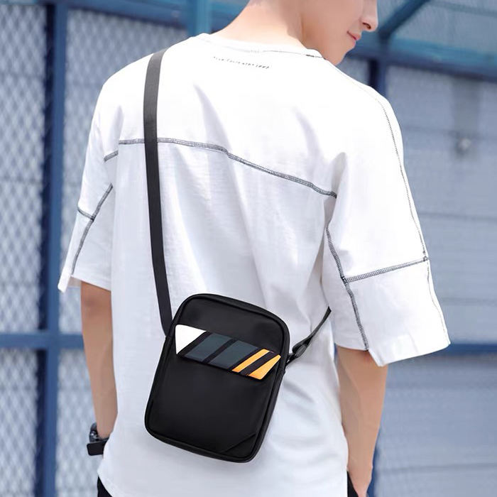 fashion waterproof oxford small cell phone crossbody bag men anti theft travel casual shoulder bag