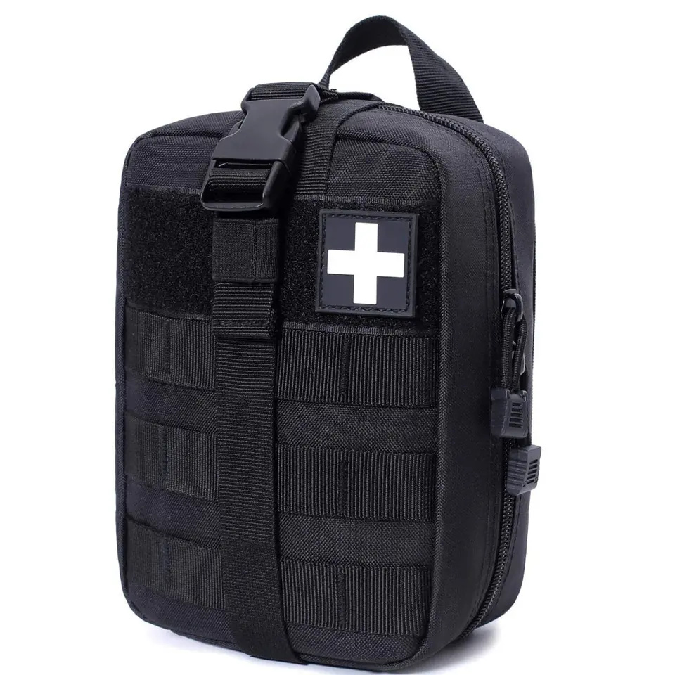 Tactical Medical Bag Large Capacity First Aid Bag Quick Release Detachable Bag With Headrest Bracket