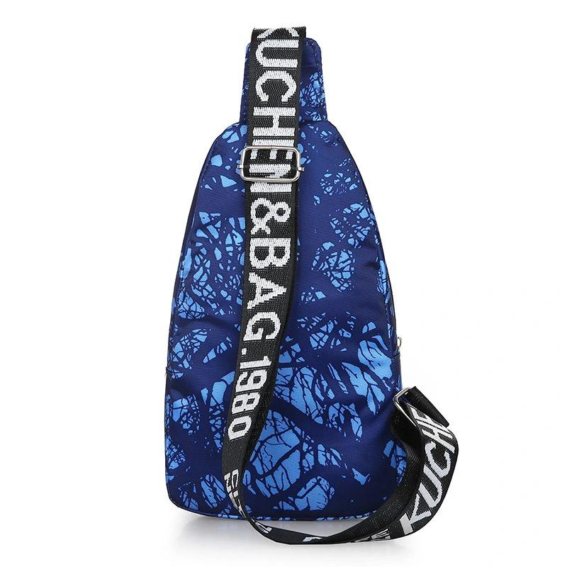 custom print kids sling backpack waterproof cute crossbody bag for teens boy and girls
