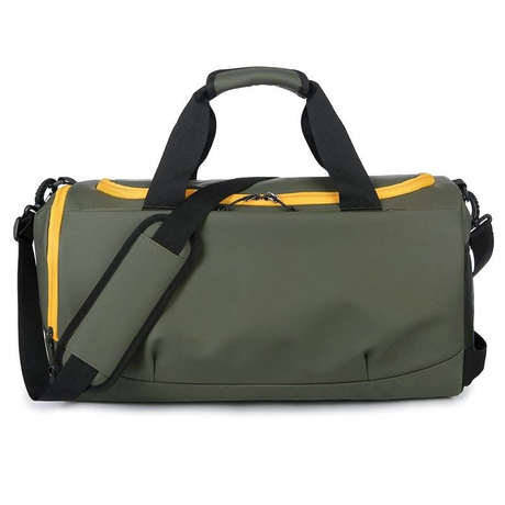 Wholesale large capacity hand held portable design waterproof custom travel gym sport wet and dry duffle bag with logo