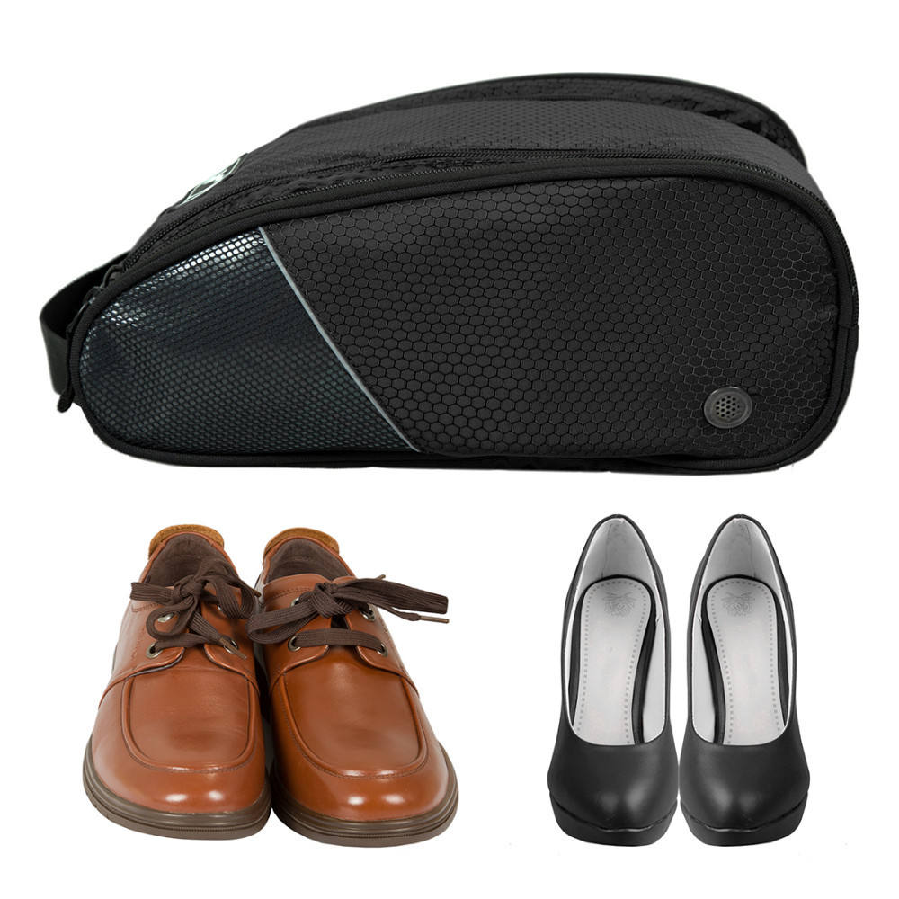 Custom logo shoe bag waterproof travel mesh shoe bag man outdoor soccer sneaker storage bag waterproof wholesale