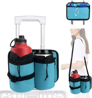 Water Bottle Drink Suitcase Luggage Mounted Cup Caddy For Travel Luggage Cup Holder