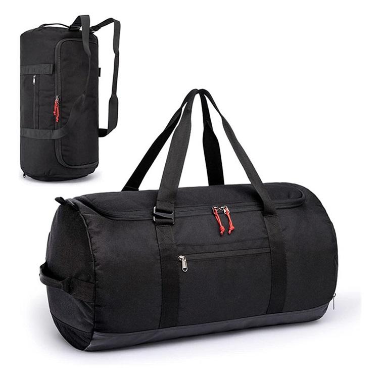 Heavy Duty Convertible Duffle Bag with Backpack Straps for Gym Sports Sports Kit Bag Water Resistant Backpack Duffle