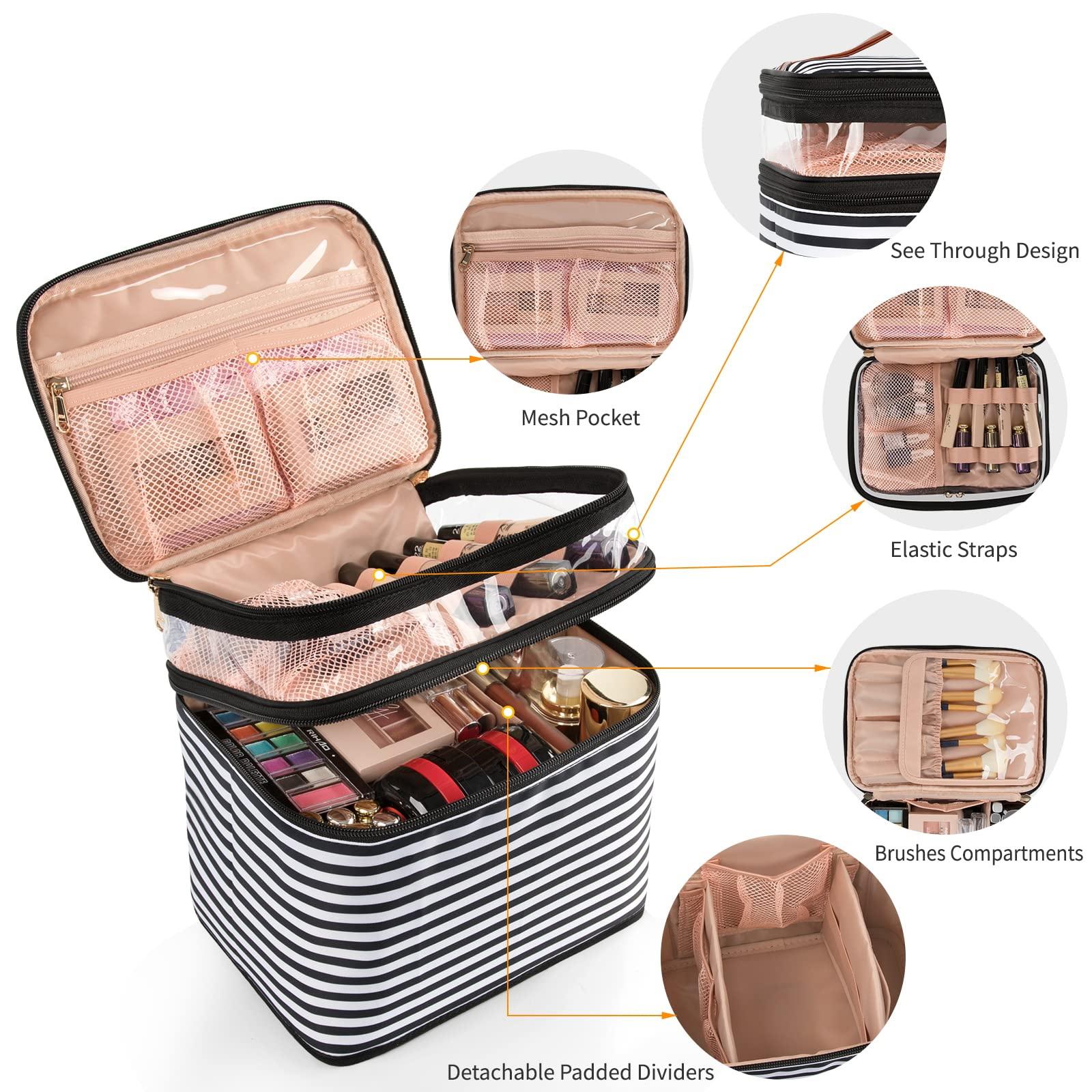 Travel Multifunctional Cosmetics Storage Organizer Makeup Bag Large Cosmetic Bags for Women