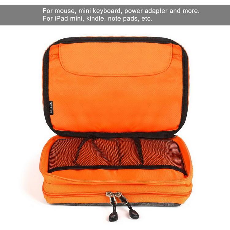 Electronic accessories cable organizer bag, waterproof travel cable storage bag