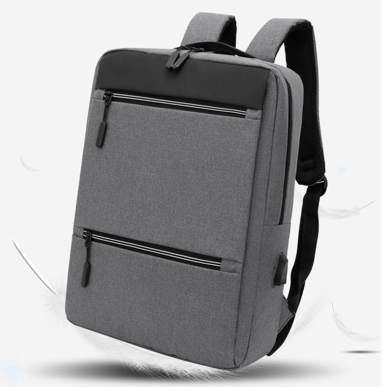 Fashion Men Women Business Laptop Backpack Casual Style College Student Day Pack With USB Charging Port