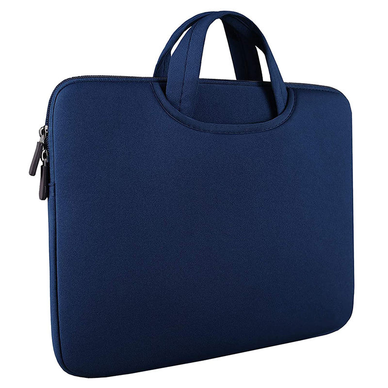 Hot selling durable gray neoprene laptop sleeve bag case shock resistant slim laptop bag for men