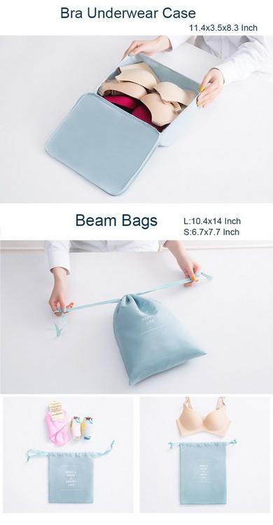 여행 가방 도매용 큐브를 포장하는 새로운 스타일의 접이식 여행 정리함