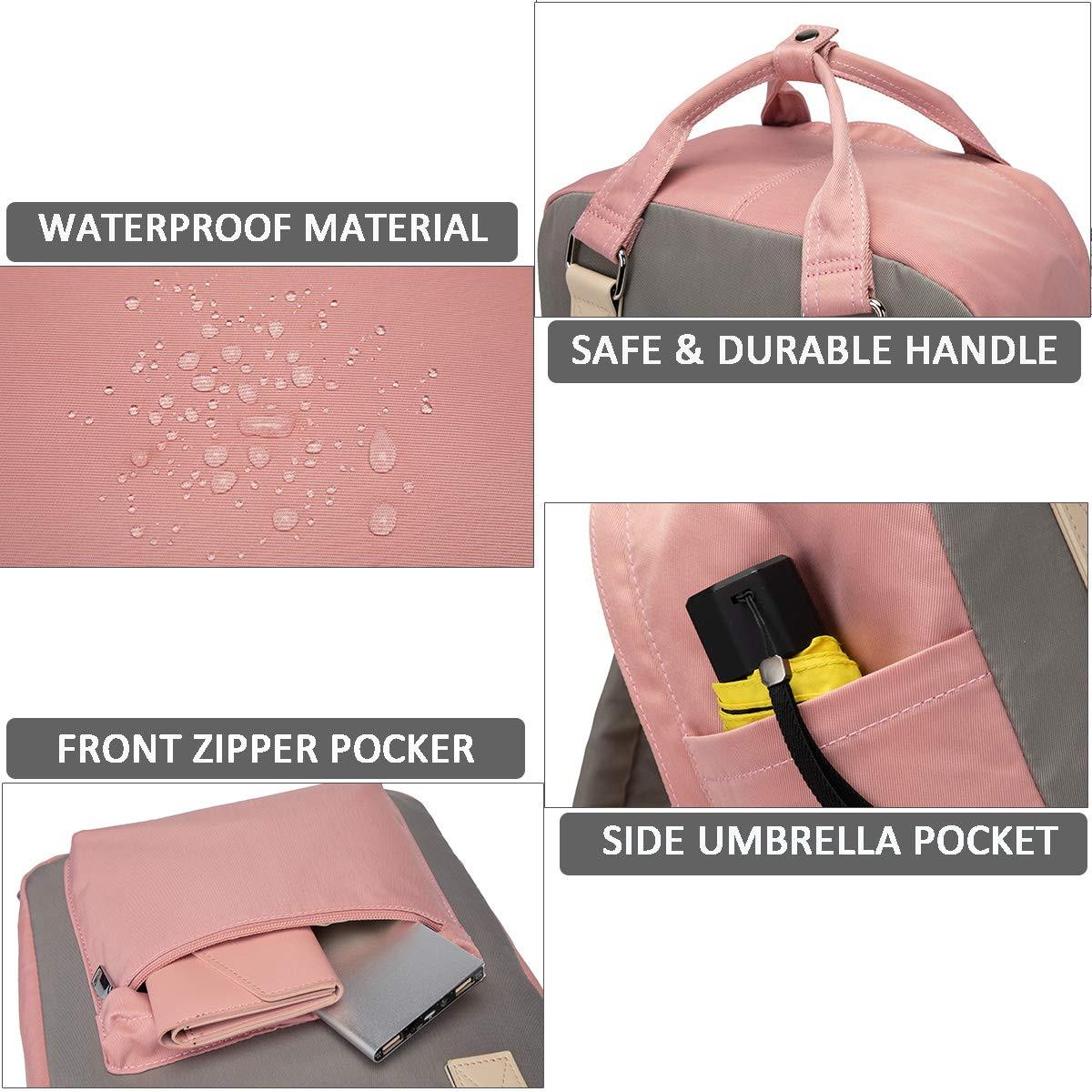 Unisex High School Ladies Bookbags USB Charging Tote Bag School Laptop Bags Backpack For Teenage