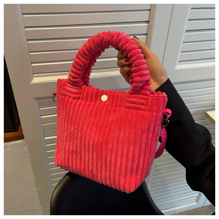 2022 Purses and Handbags Cute Corduroy Tote Crossbody Cell Phone Bag for Women Mini Sling Bag for Girl