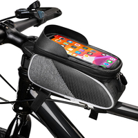 Popular Waterproof Bicycle Phone Seat Tube Bag With Tpu Touch Screen For Smartphones