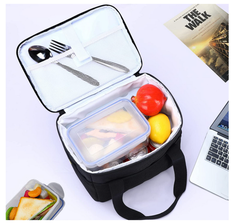 waterproof oxford thermal lunch box bag for office adult insulation foam picnic portable tote lunch cooler bags