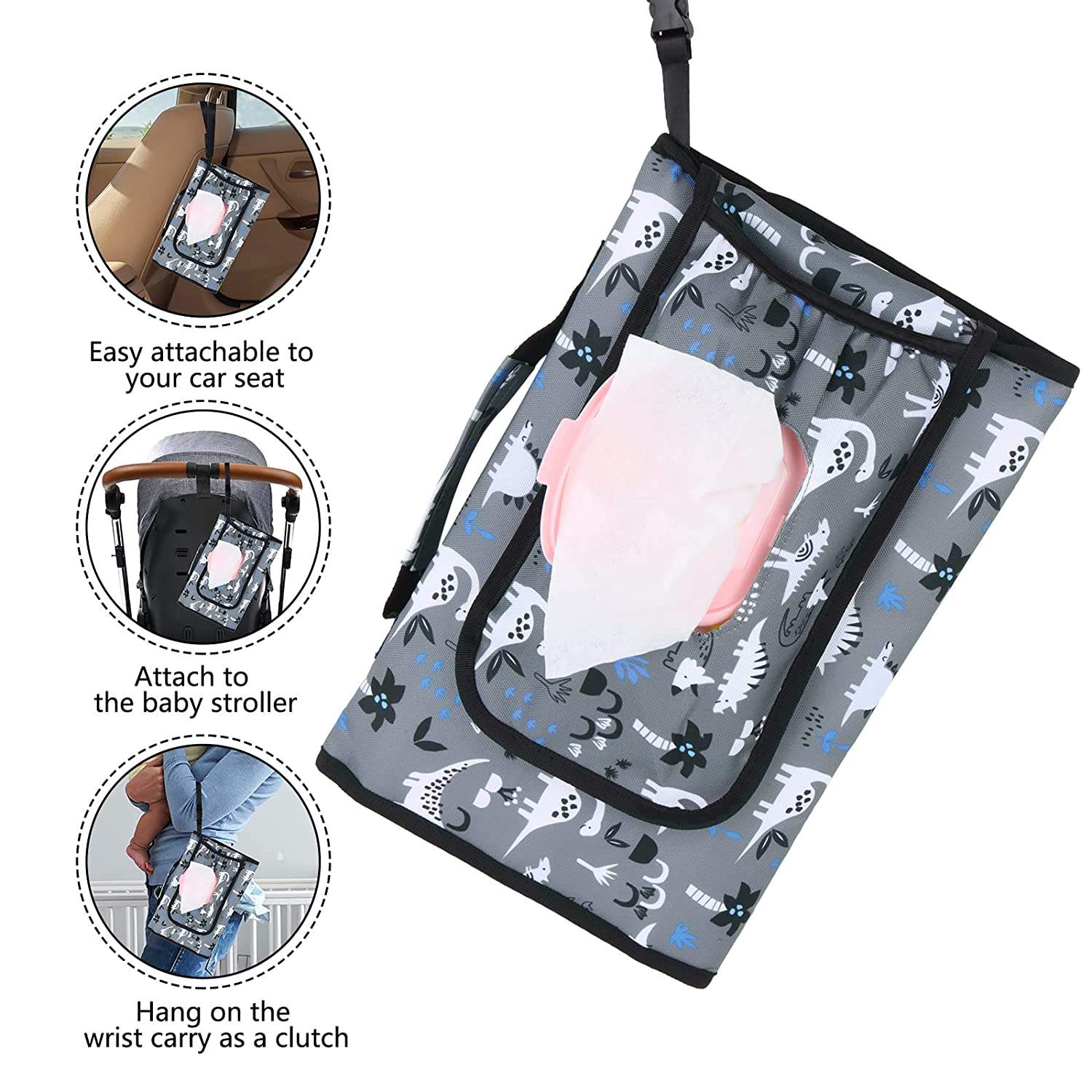 Foldable Custom Baby Changing Mat Waterproof Diaper Bag Stroller Portable Baby Diaper Changing Pad