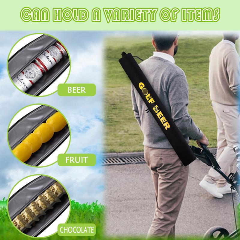 Personalized sport travel picnic waterproof bottle wine insulation 7 cans beer golf bag cooler for men with neoprene can sleeve