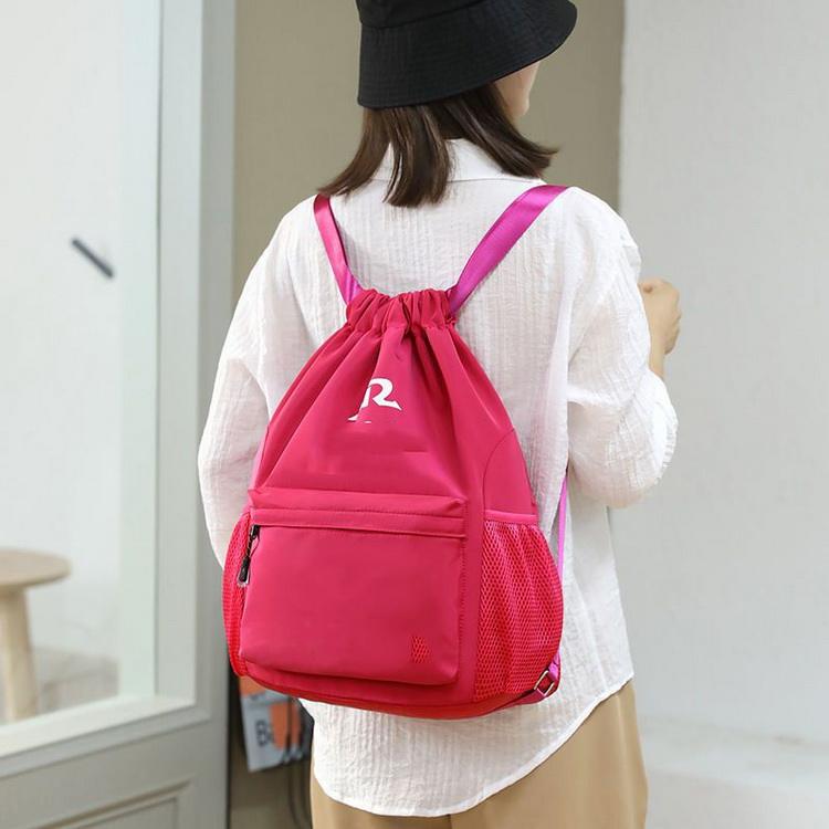 Hot sell customized colorful backpack string drawstring bags outdoor drawstring dust backpack waterproof