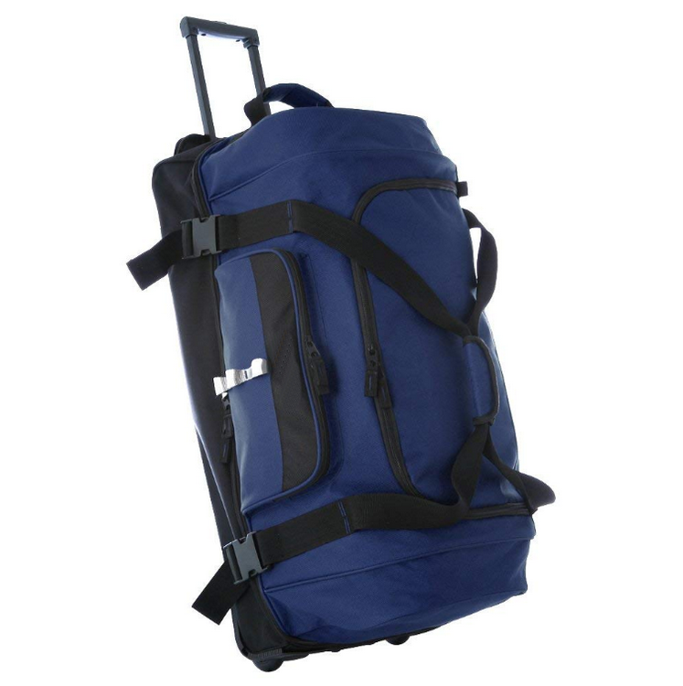 30'' 여행용 트롤리가 있는 대형 바퀴 달린 수하물 더플 백