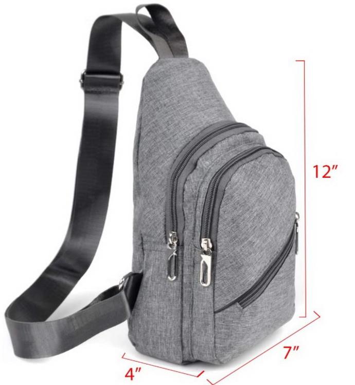 Customized Waterproof Cross Bag Chest Daypack Travel Small Crossbody Backpack Sling Bag for Teen