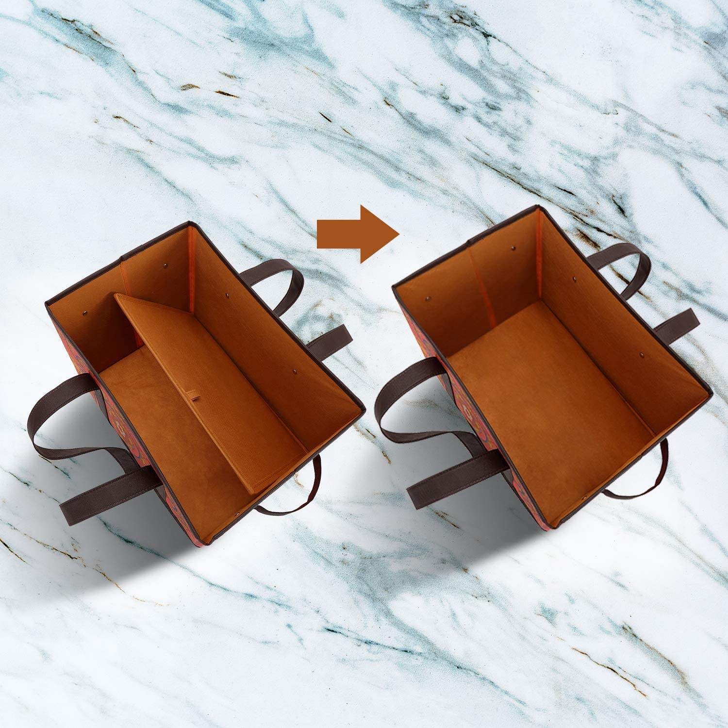 custom cheap non woven collapsible Utility Tote Bag foldable shopping grocery tote bag with reinforced hard bottom