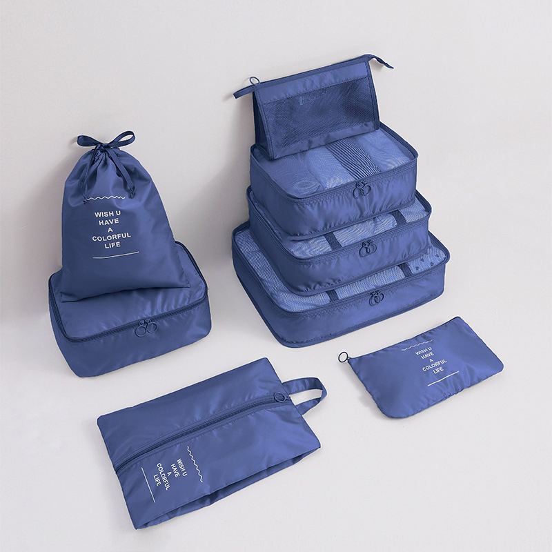 2022 New Design 8 piece set travel luggage organizer travel bag Packing cubes 8 set Travel organizer
