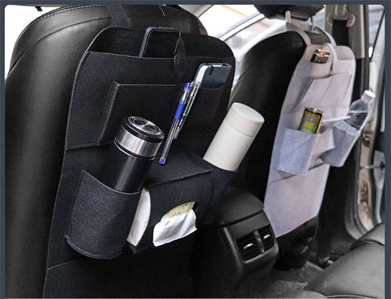 Car Kids Back Seat Organizer and baby Car Seat Organizer Seat Back Storage Bag Car Headrest Backseat Organizer with Cup Holders