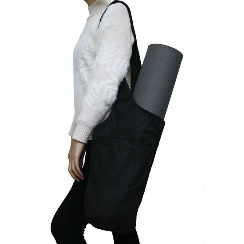 Hot Sale Sports Gym Exercise Canvas Sling Shoulder Tote Yoga Mat Carry Bag