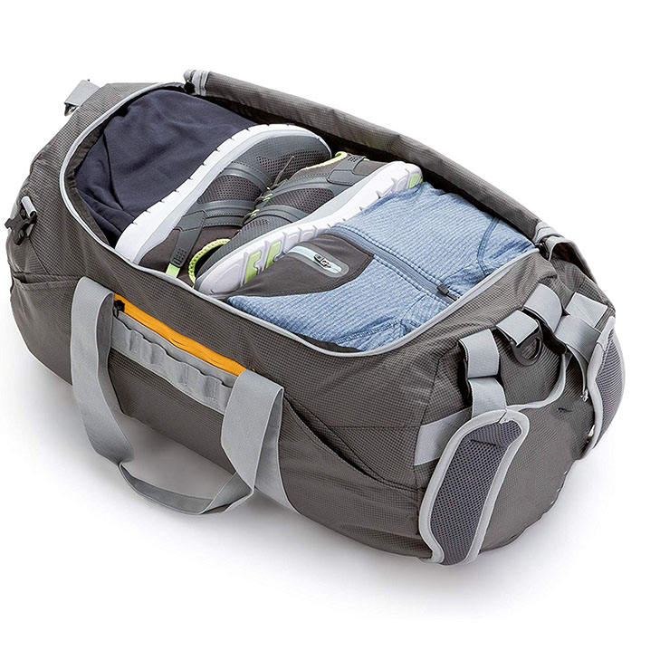 24인치 초경량 기내 휴대 가능 패커블 스포츠 더플 백 백팩(분리형 백 스트랩 포함)