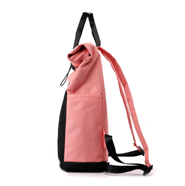 공장 재활용 애완 동물 롤탑 백팩 패션 롤업 여행 백팩 데이팩