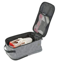 Fashion Collapsible Lightweight Portable Shoe Storage Bag Packing Travel Shoe Bag Organizer with Handle
