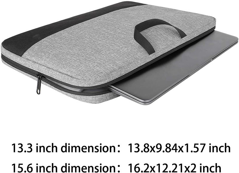 13 inch/15.6 inch Laptop Sleeve Case Bag For Women Men, Slim Briefcase Business Organizer Carrying Computer Bag With Handle