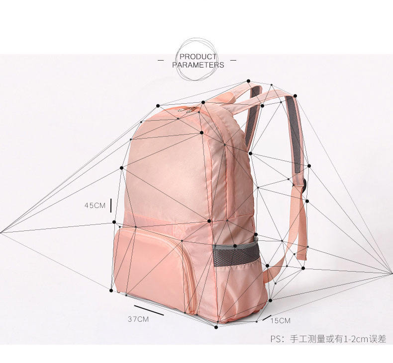 Ultralight Foldable Camping Outdoor Travel Cycling Folaable Tote Bag School Backpack