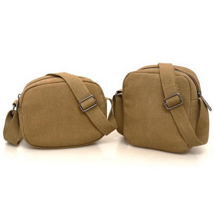 Heavy duty canvas mens shoulder bag cotton chest crossbody designer sling bags for women