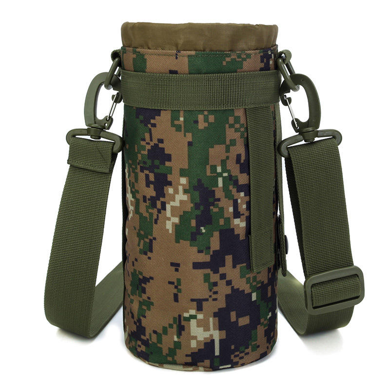 Camouflage Bottle Holder Sleeve Water Bottle Carrier Pouch Bag Pocket Cool Water Bottle Carrying Bag