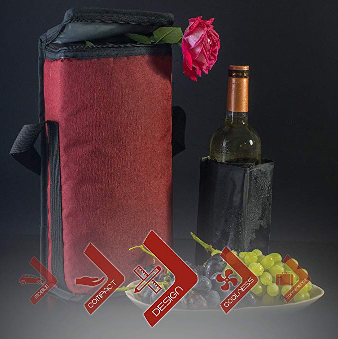 배낭용 다기능 아이스 리퀴드/보틀 쿨러 2개가 포함된 슬림형 쿨러 백 XSmart