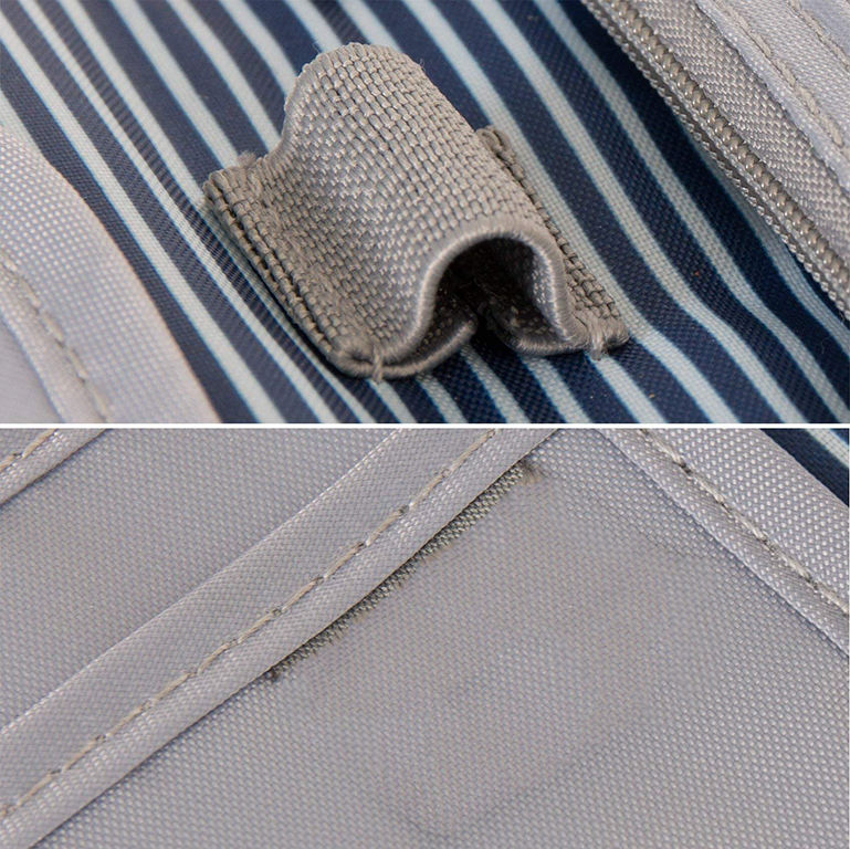 여행 남성 지퍼 지갑 여권 서류 카드 홀더