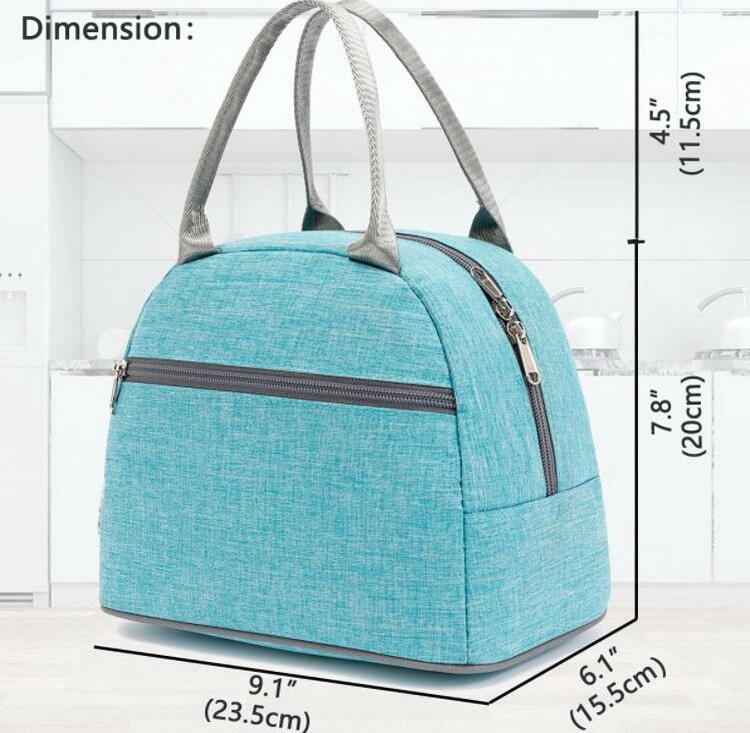 RPET Recycled Waterproof Travel Fishing Food Insulated Bags Reusable Women Men Kids Thermal Lunch Cooler Bag Tote