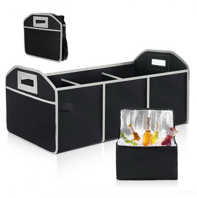 Large Foldable Cars Interior Organiser Custom Car Trunk Storage Container Front Back Seat
