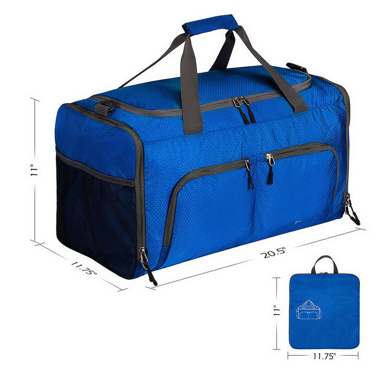 체육관 남자를위한 재고 패션 고품질 더플 여행 가방 경량 접이식 더플 백 스포츠 가방